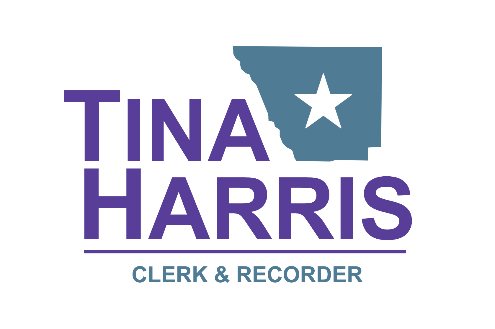 Tina Harris Clerk and Recorder Logo